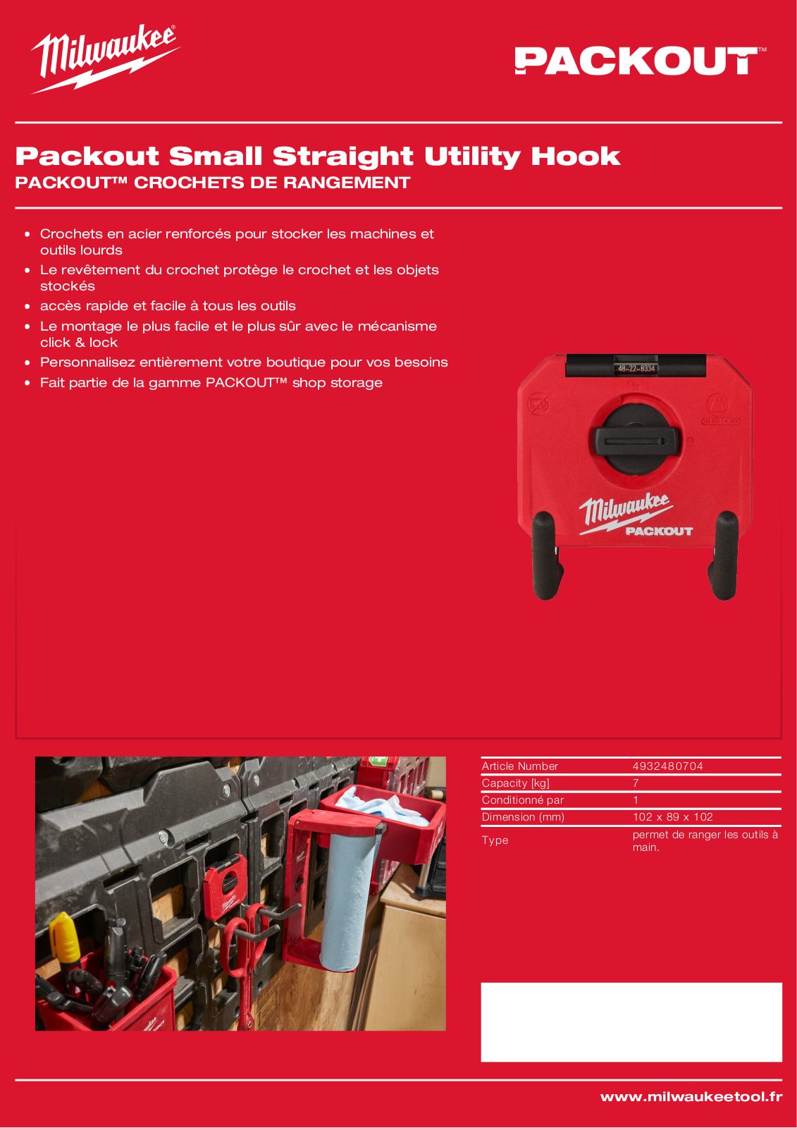 Milwaukee 4932480704 Specification - ManualMachine.com