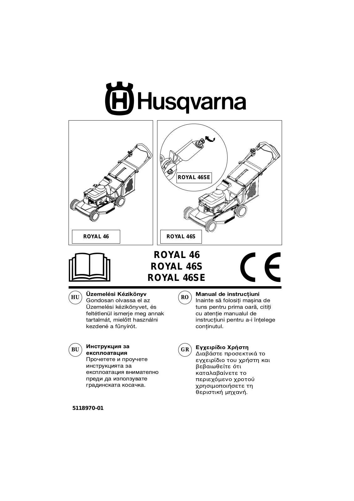 Husqvarna ROYAL 46 SE, ROYAL 46 S User Manual