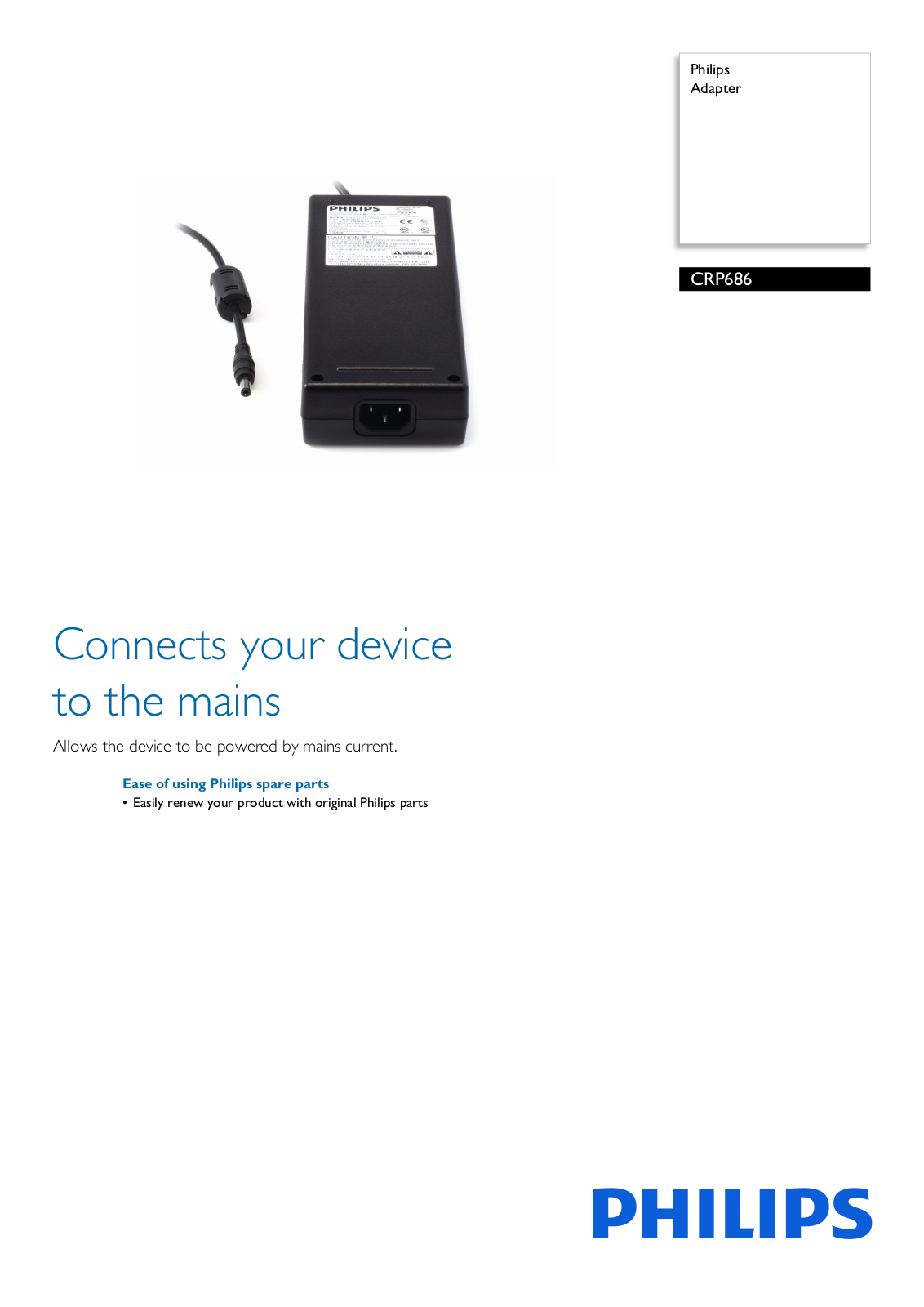 Philips CRP686/01 leaflet - ManualMachine.com