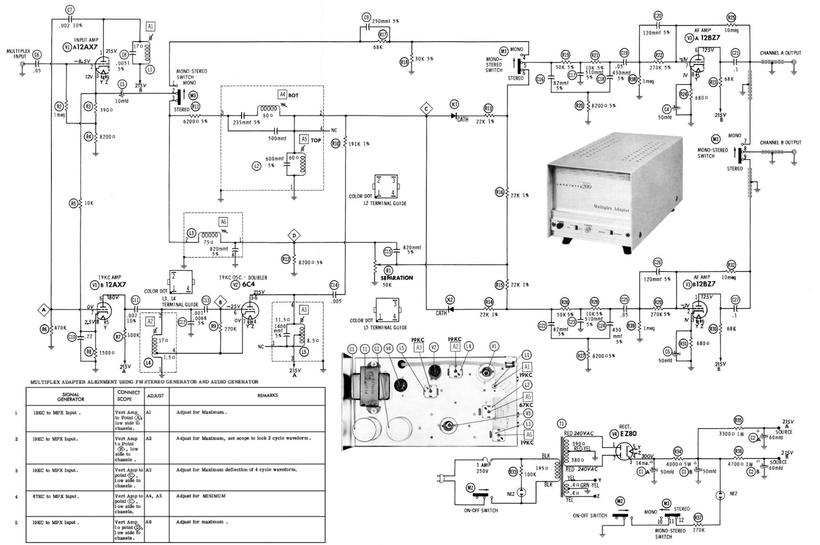 Lafayette LT-200 Schematic