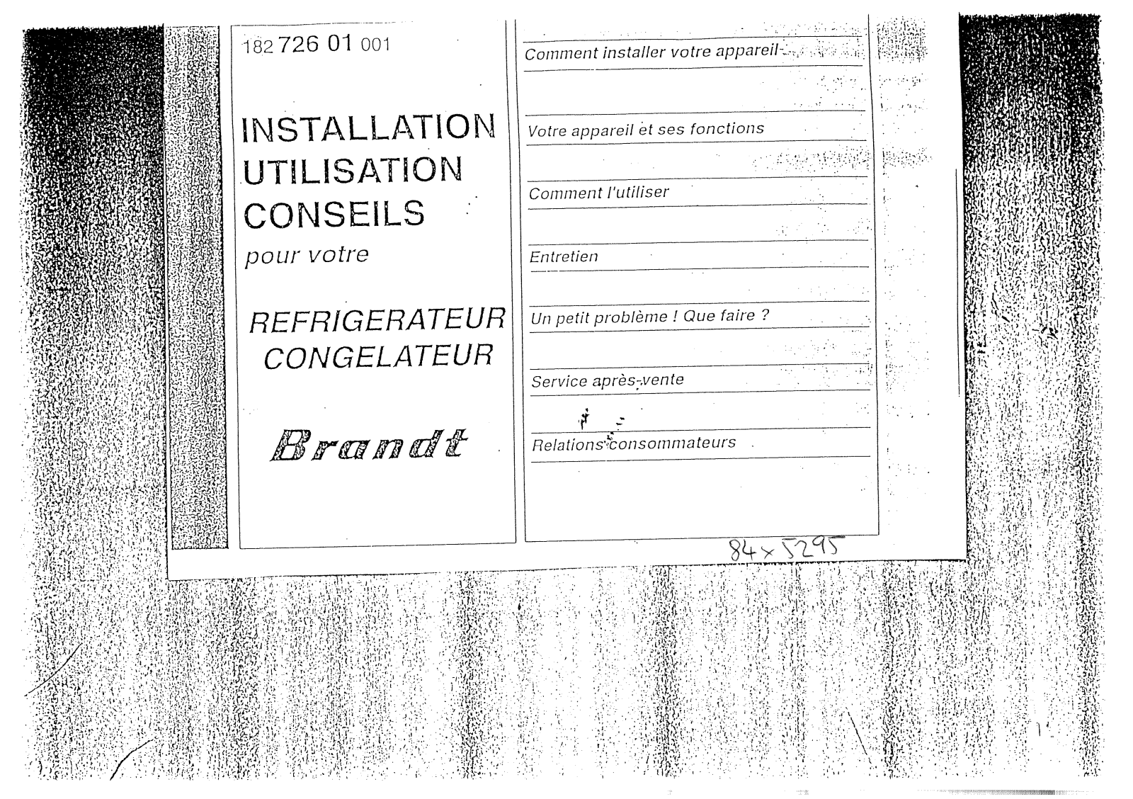 BRANDT CBN3, CBN2 User Manual