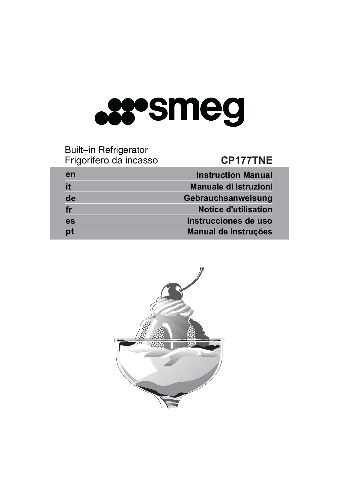 Smeg CP177TNE User manual