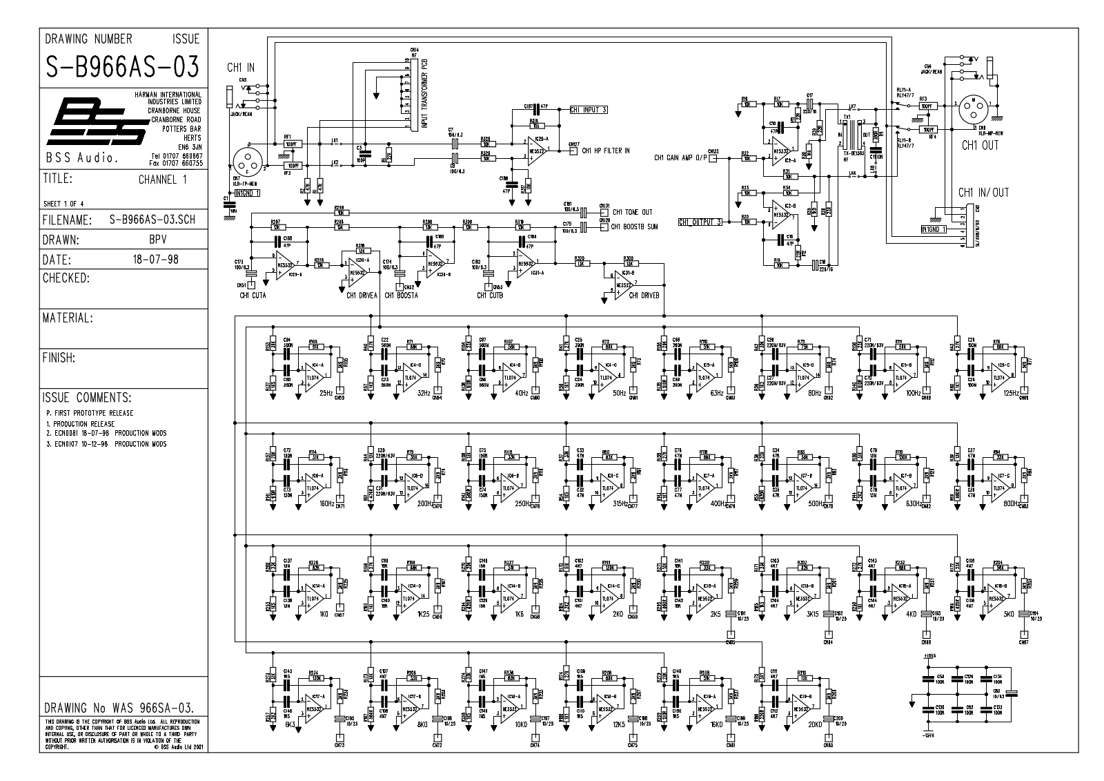 BSS FCS-966, FCS-966sa3 Schematic