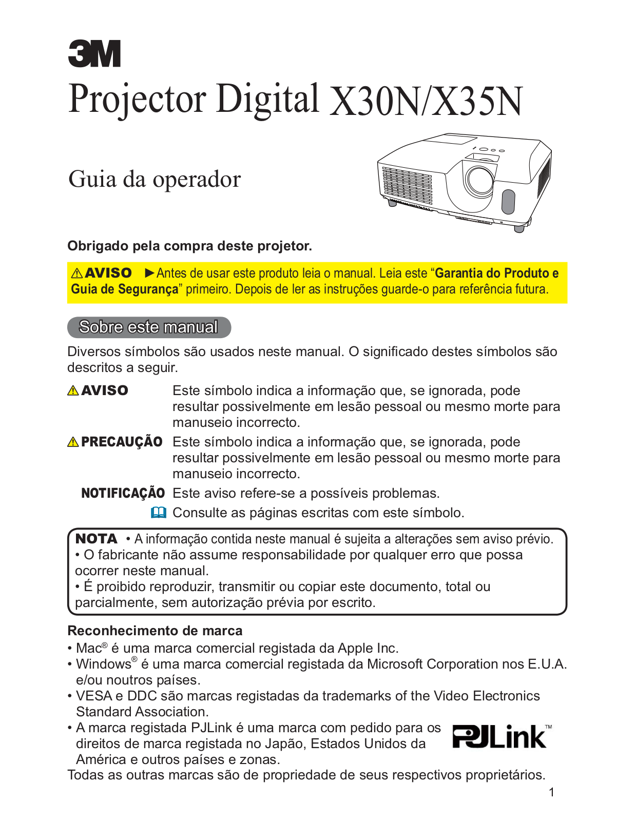 3M X30N Operator Guide