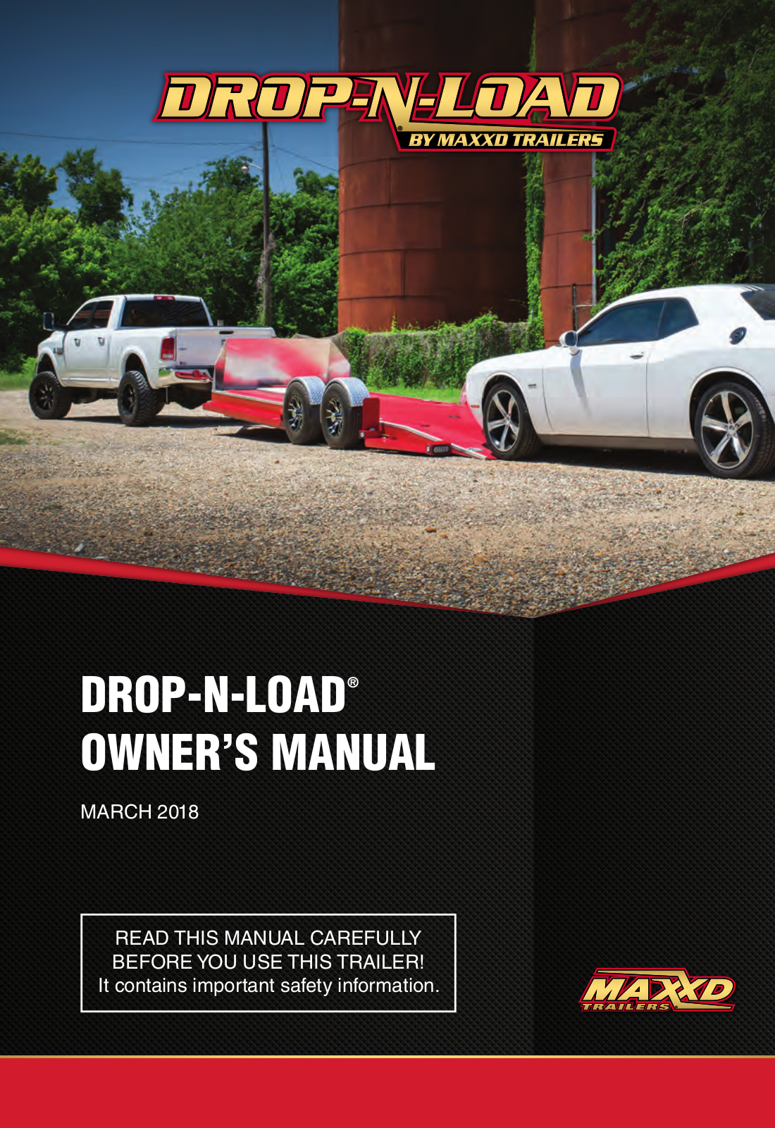 Maxxd Trailers Drop-n-load User Manual - ManualMachine.com