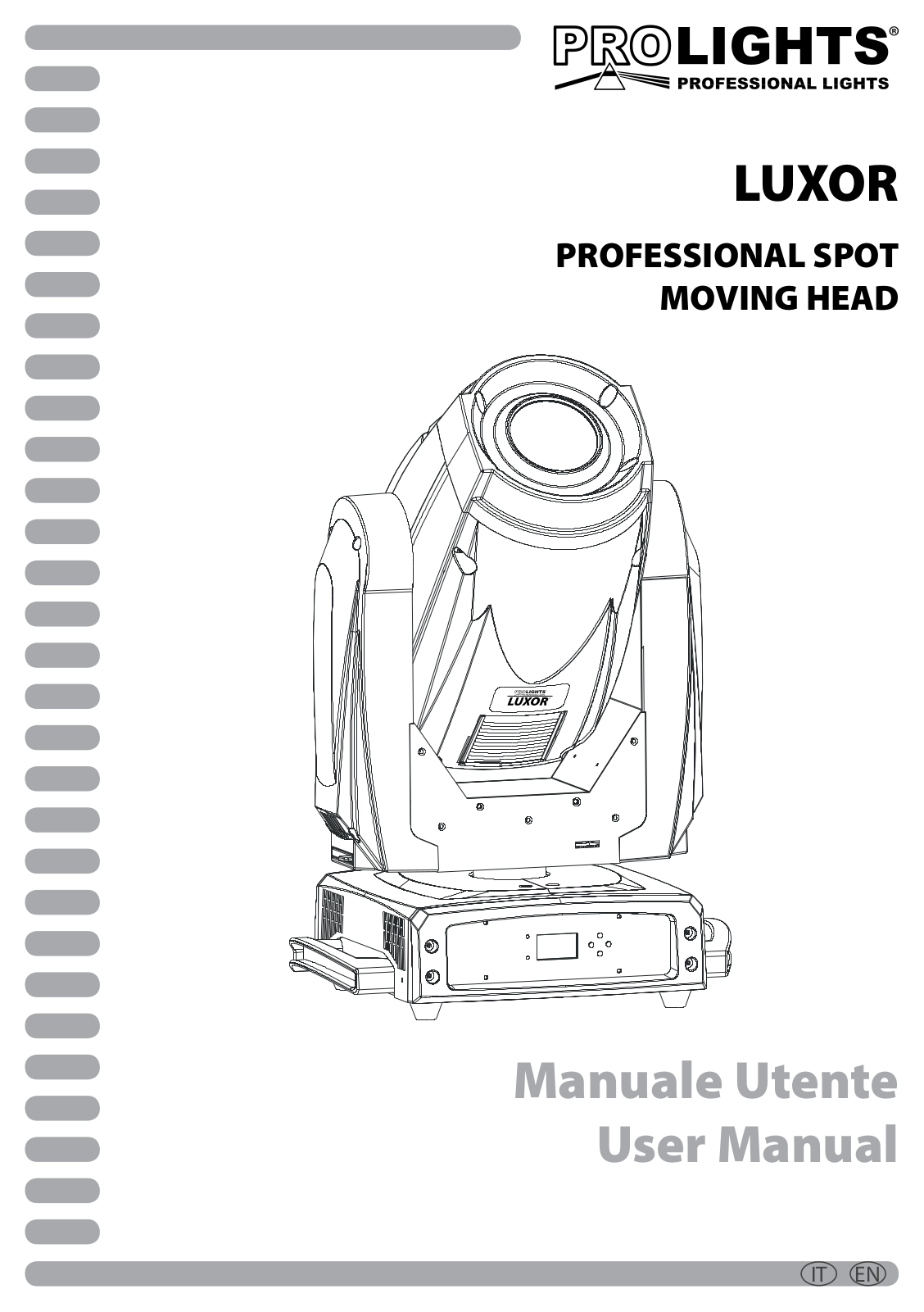 ProLights LUXOR User Manual - ManualMachine.com