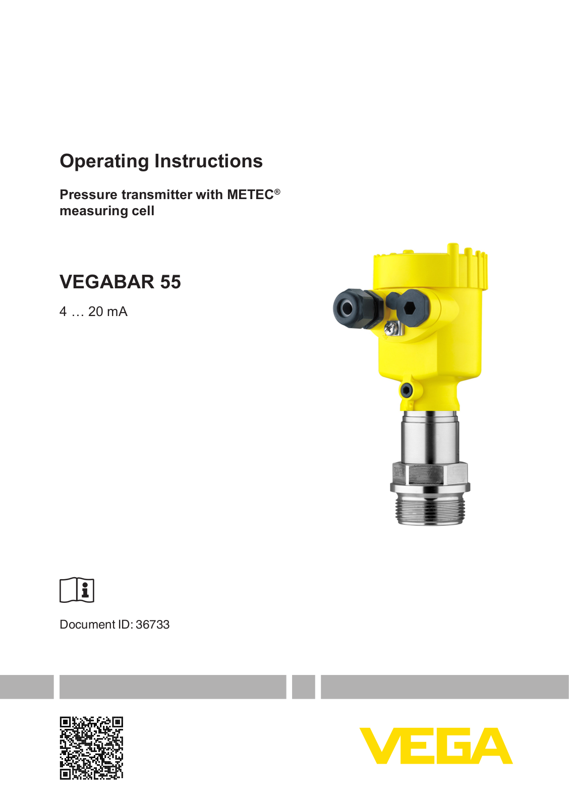 VEGA BAR55 User Manual - ManualMachine.com