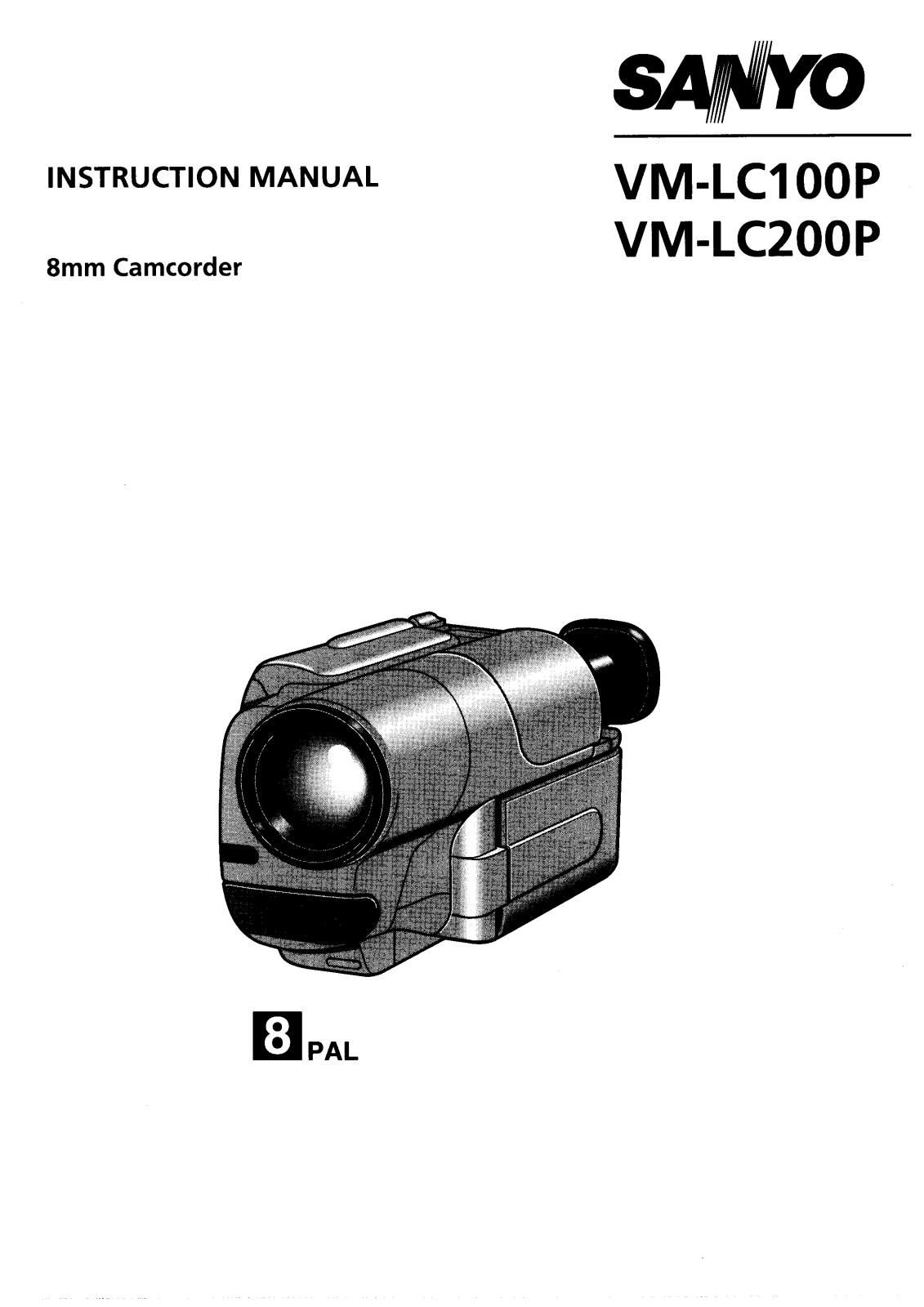 Sanyo VM-LC100P Instruction Manual