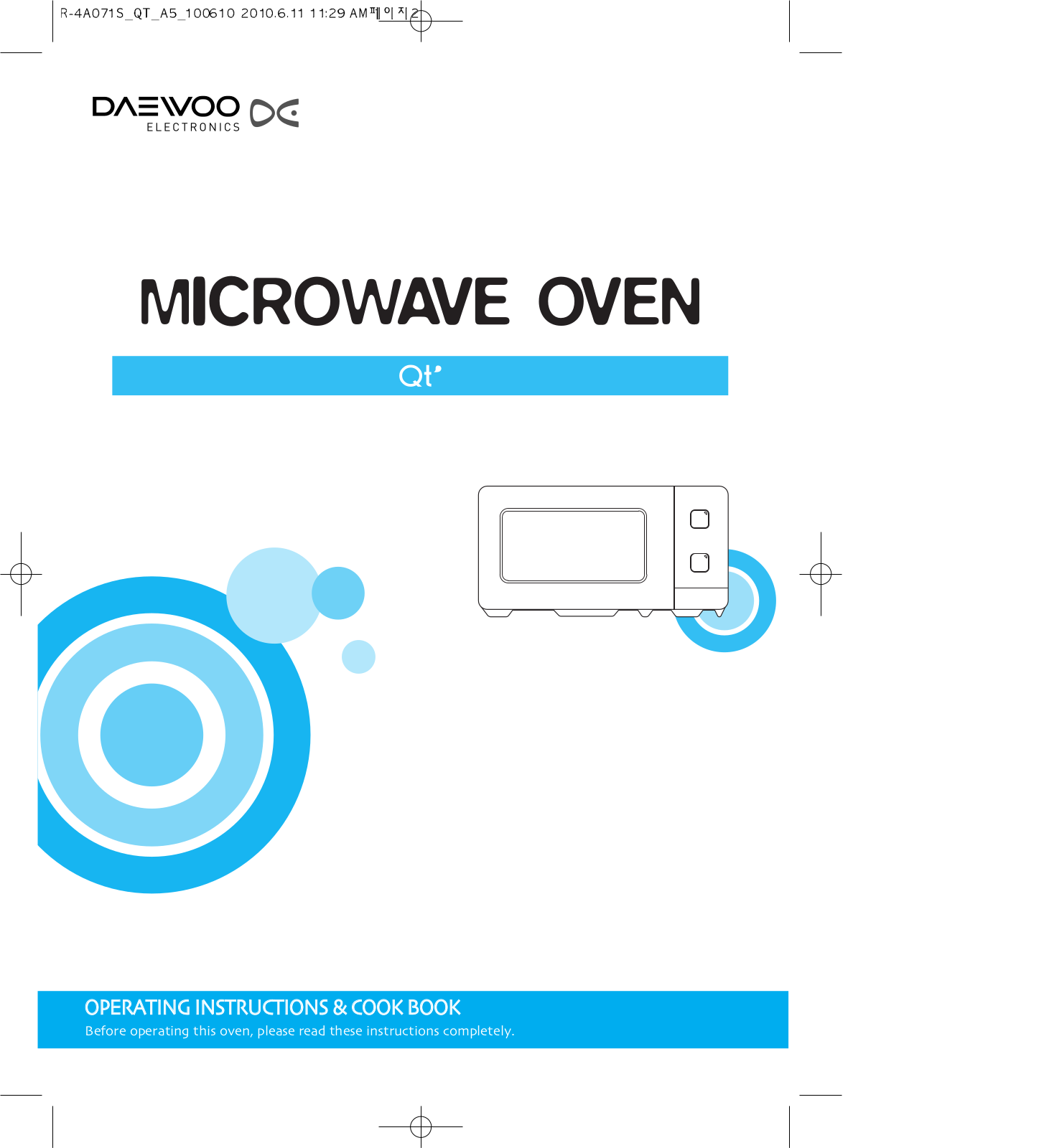 Daewoo QT1 User Manual