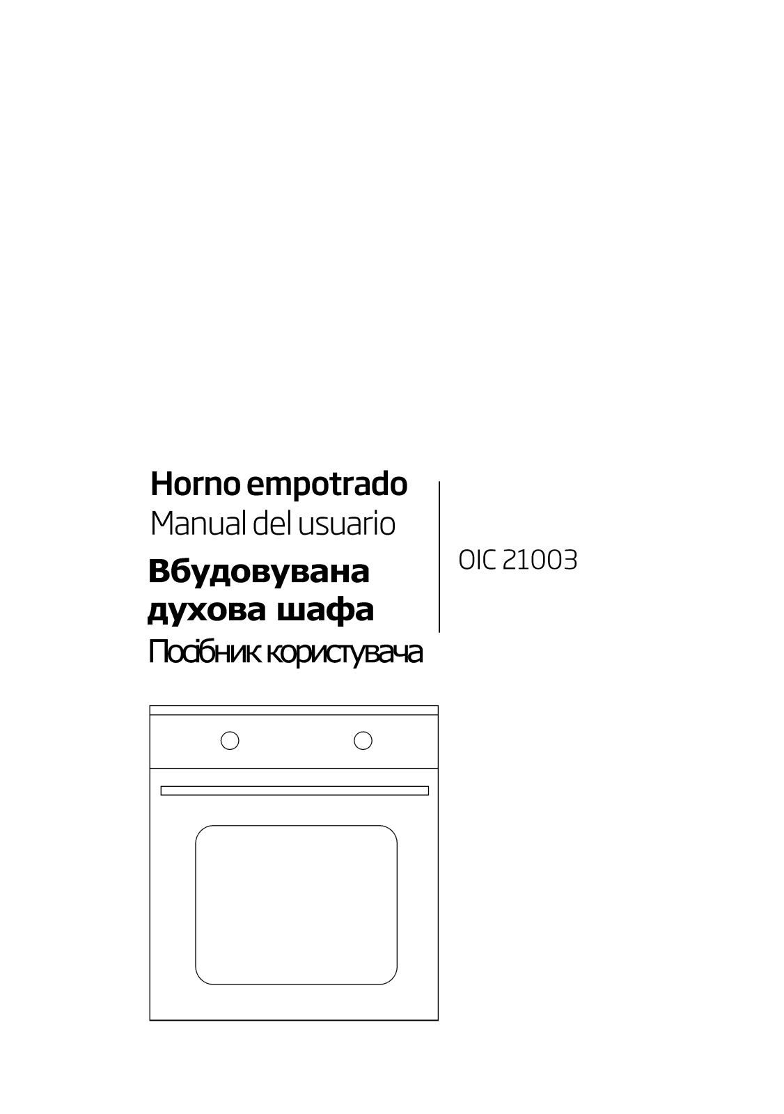 Beko OIC21003 User manual