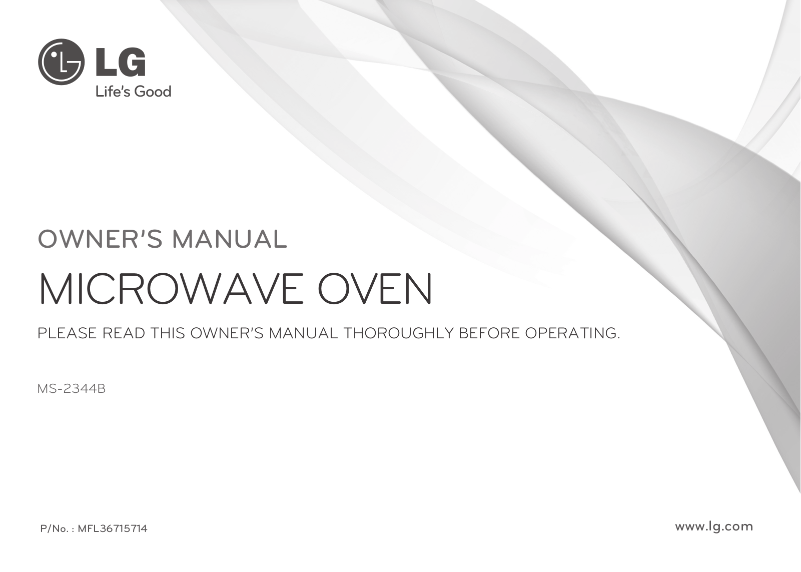 LG MS-2344B Owner’s Manual