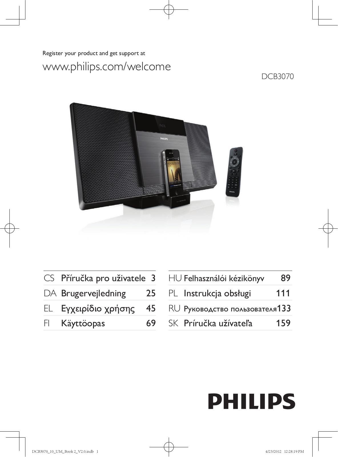 Philips DCB3070/10 user manual - ManualMachine.com