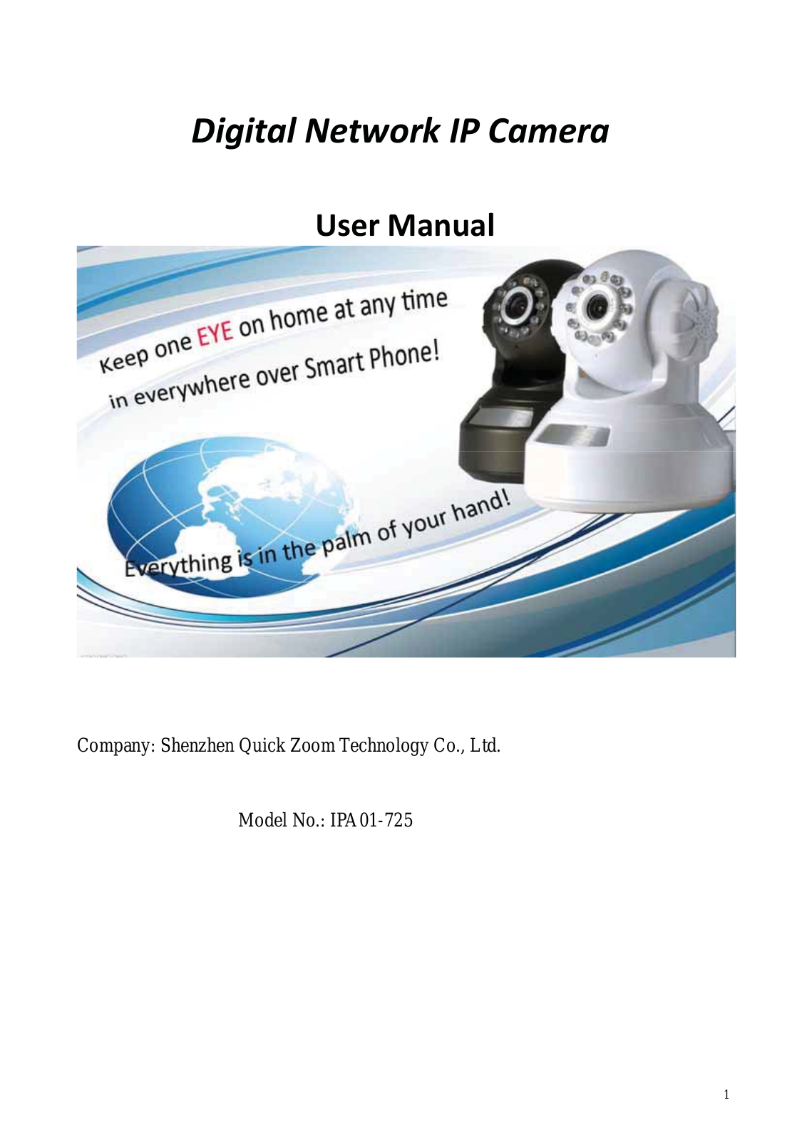 Quick Zoom Technology IPA01 725 User Manual