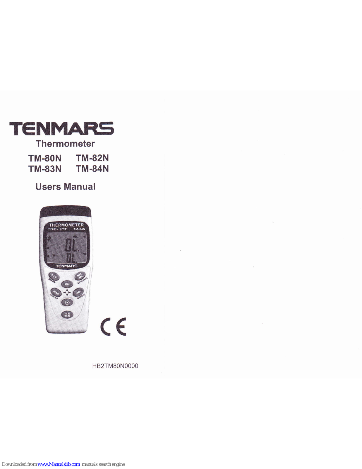 Tenmars TM-BX User Manual - ManualMachine.com