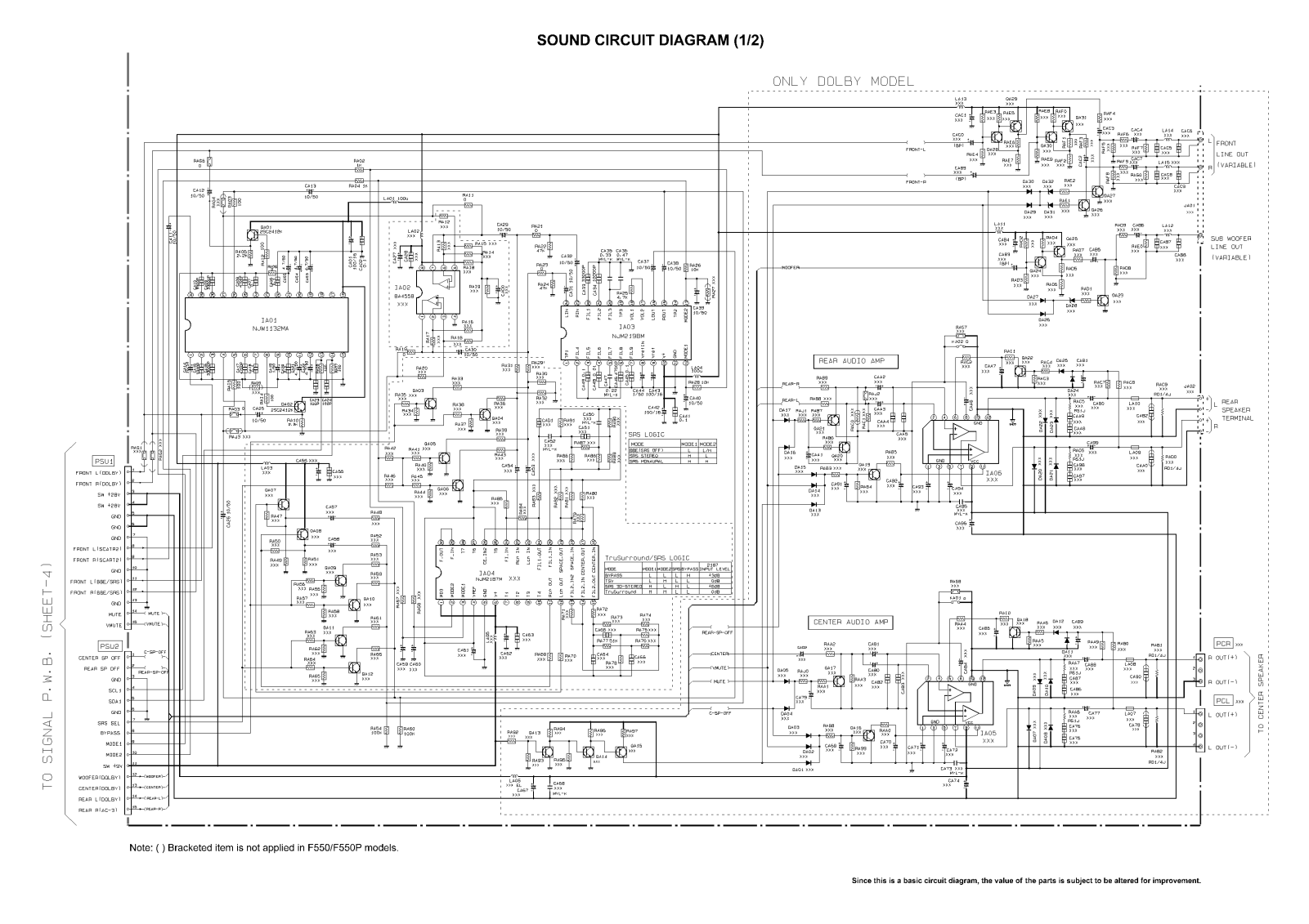 Hitachi C43 Service Manual Page 7  Sound1