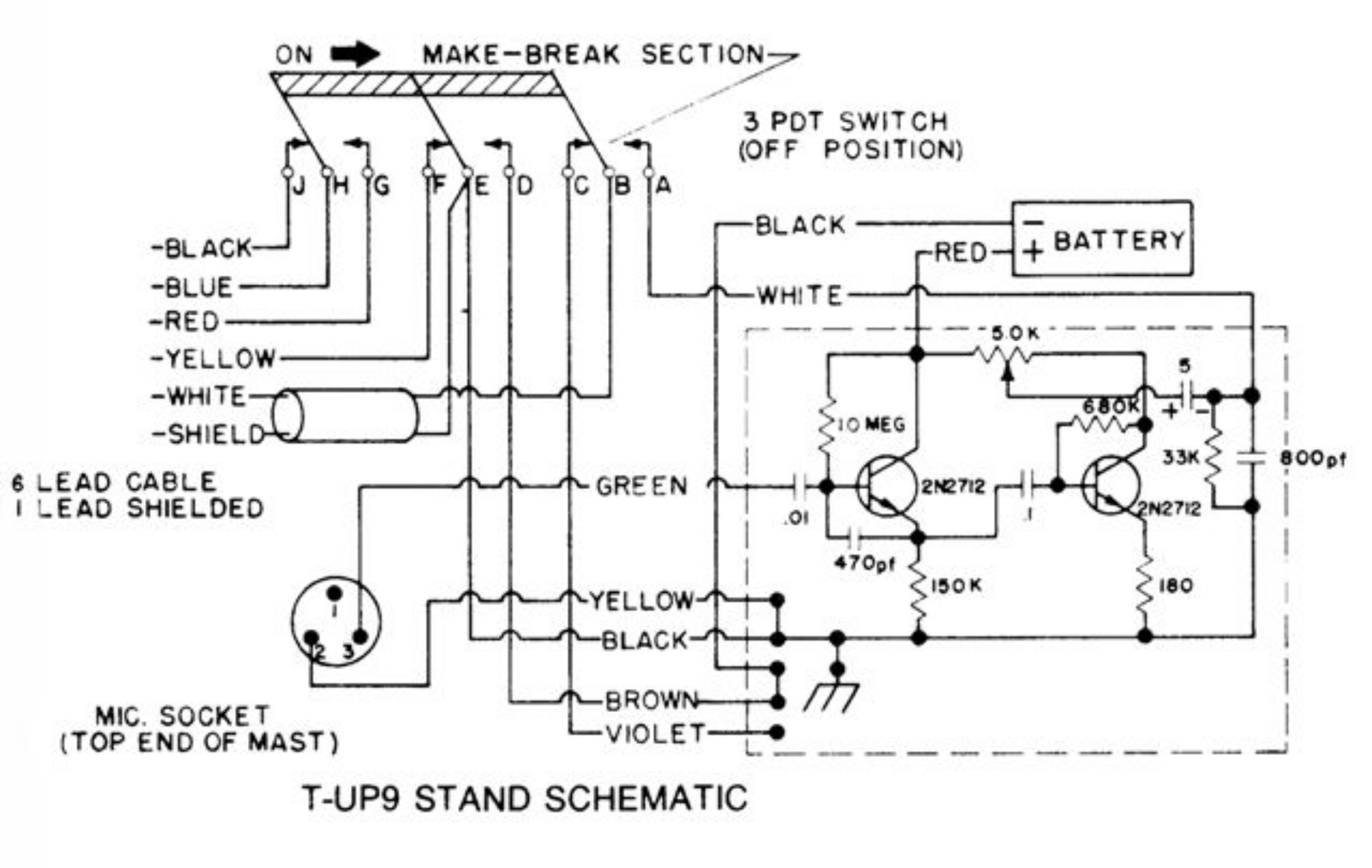 Astatic T-UP9 Schematics - ManualMachine.com