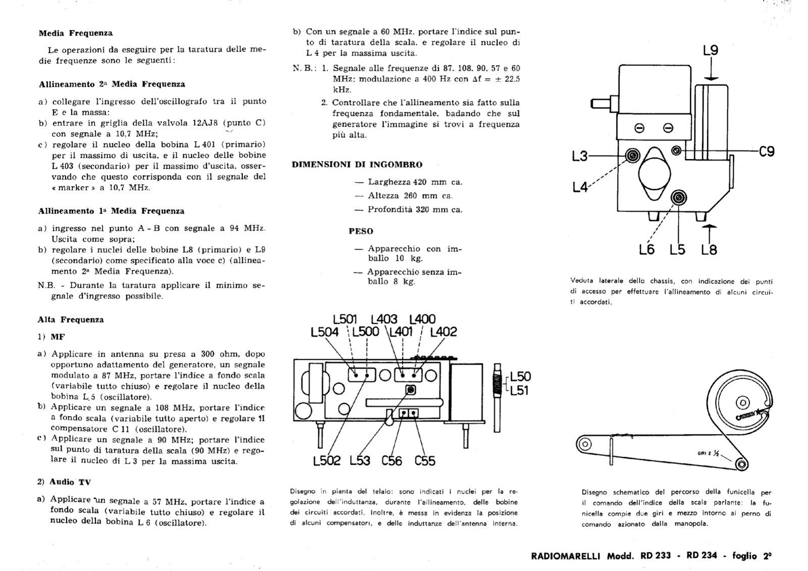 Radiomarelli rd233 schematic