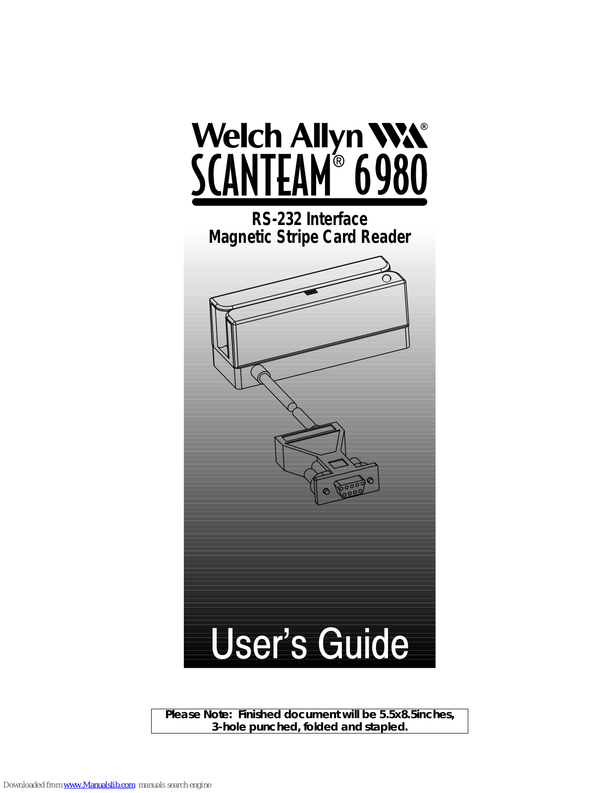 Welch Allyn 6980 User Manual