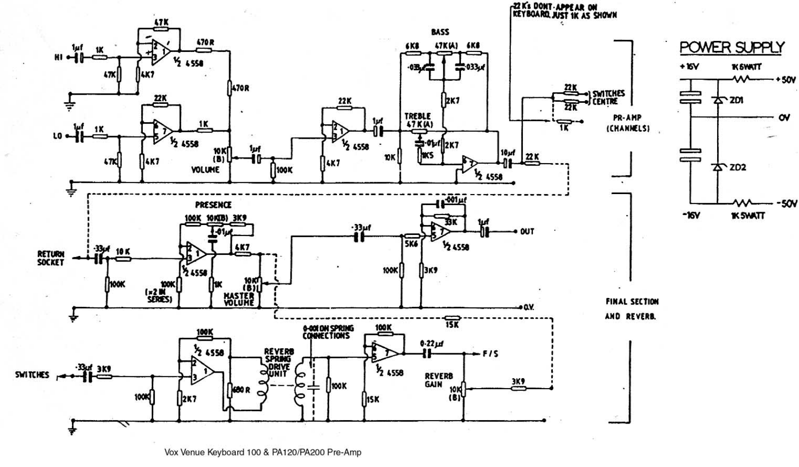 Vox vkpa100 schematic