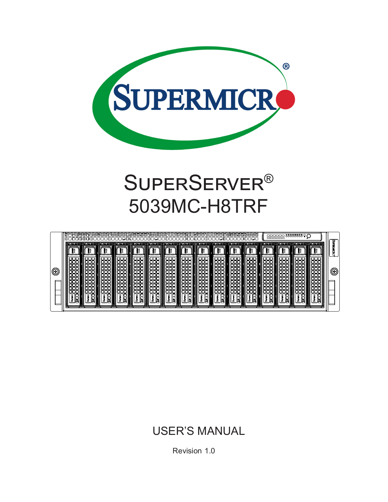 Supermicro SuperServer 5039MC-H8TRF User Manual