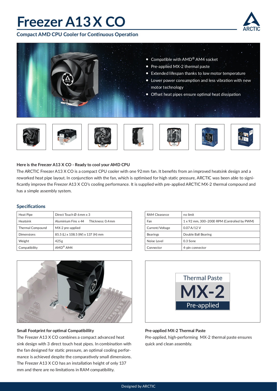 Arctic Freezer A13 X CO User Manual