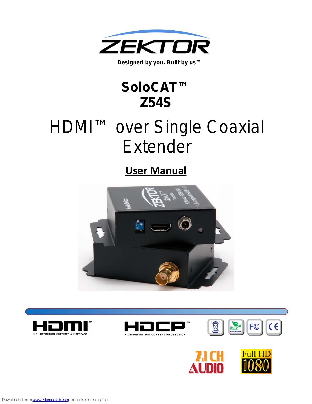 Zektor SoloCAT Z54S User Manual