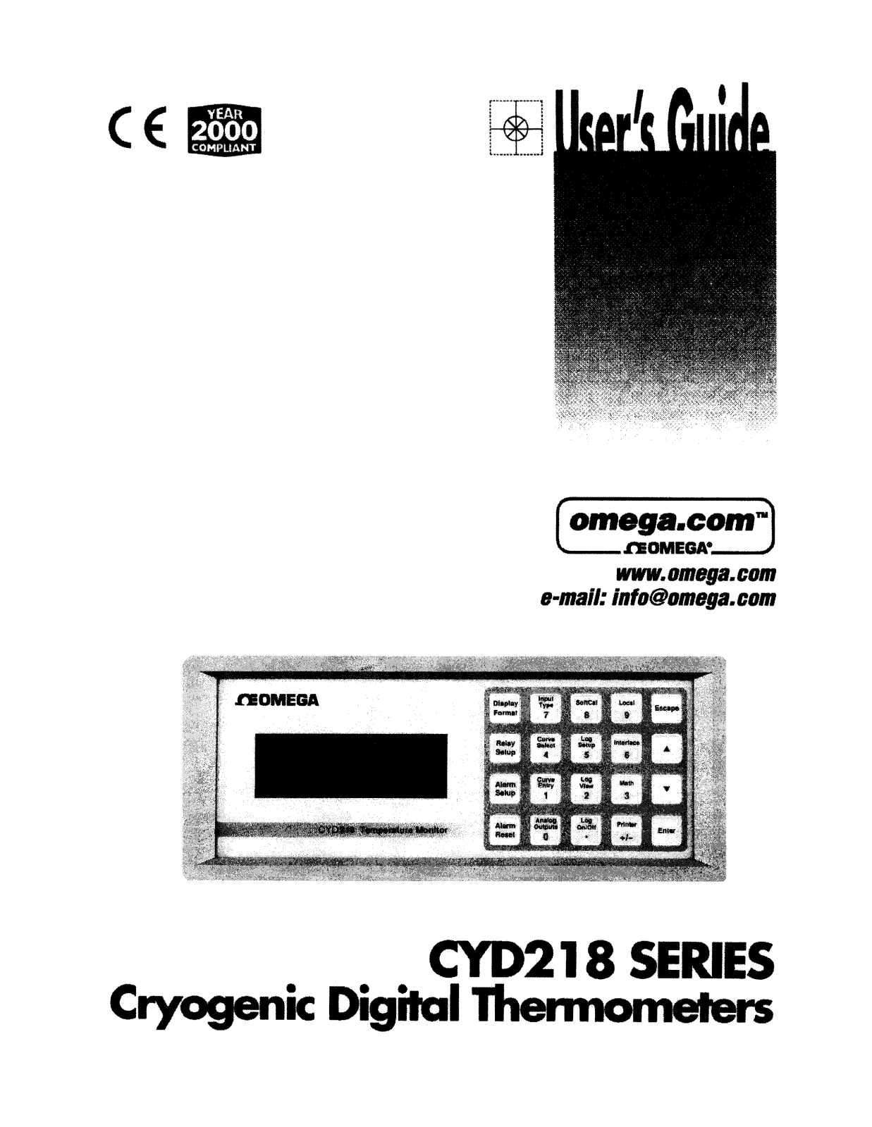 Omega CYD218 User Manual