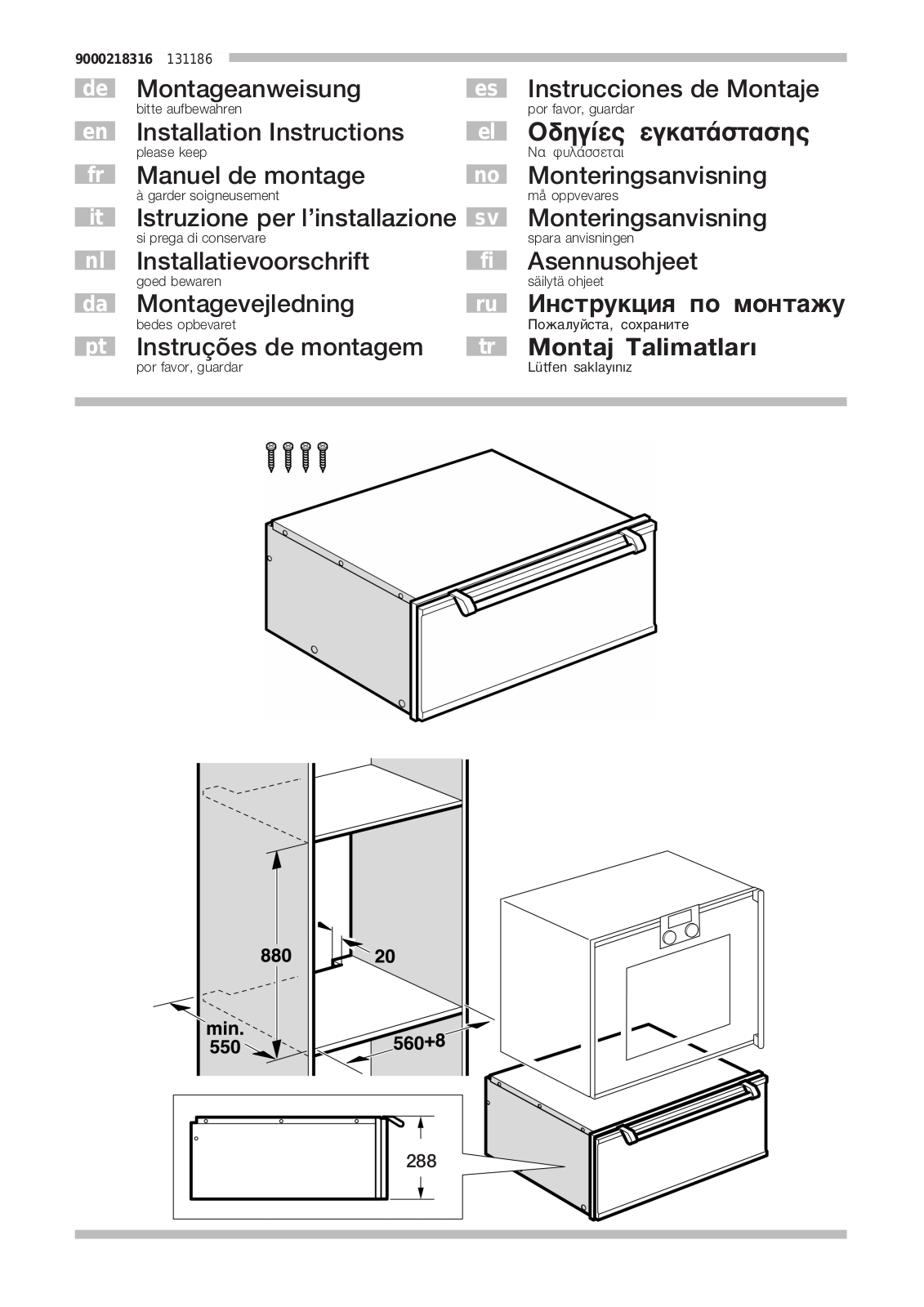 Siemens WS222100 User Manual