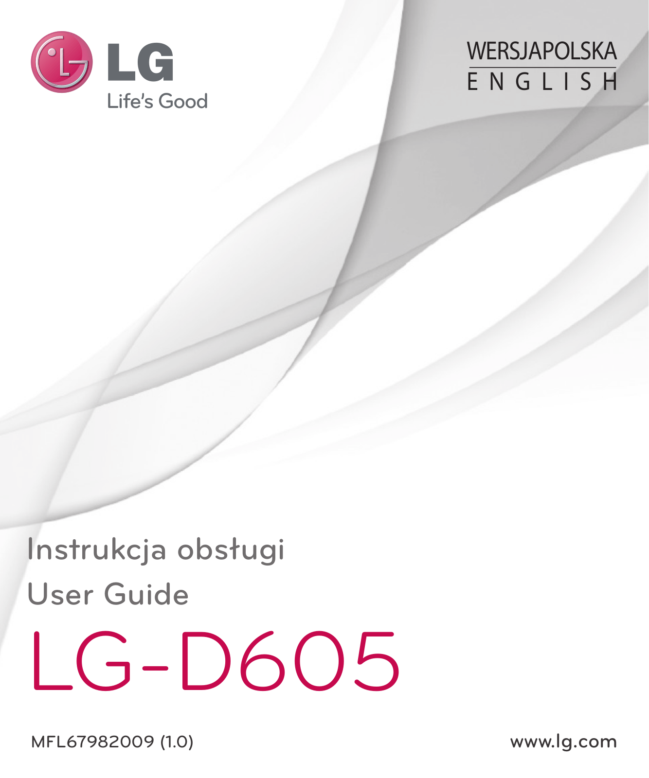 LG LGD605 User manual