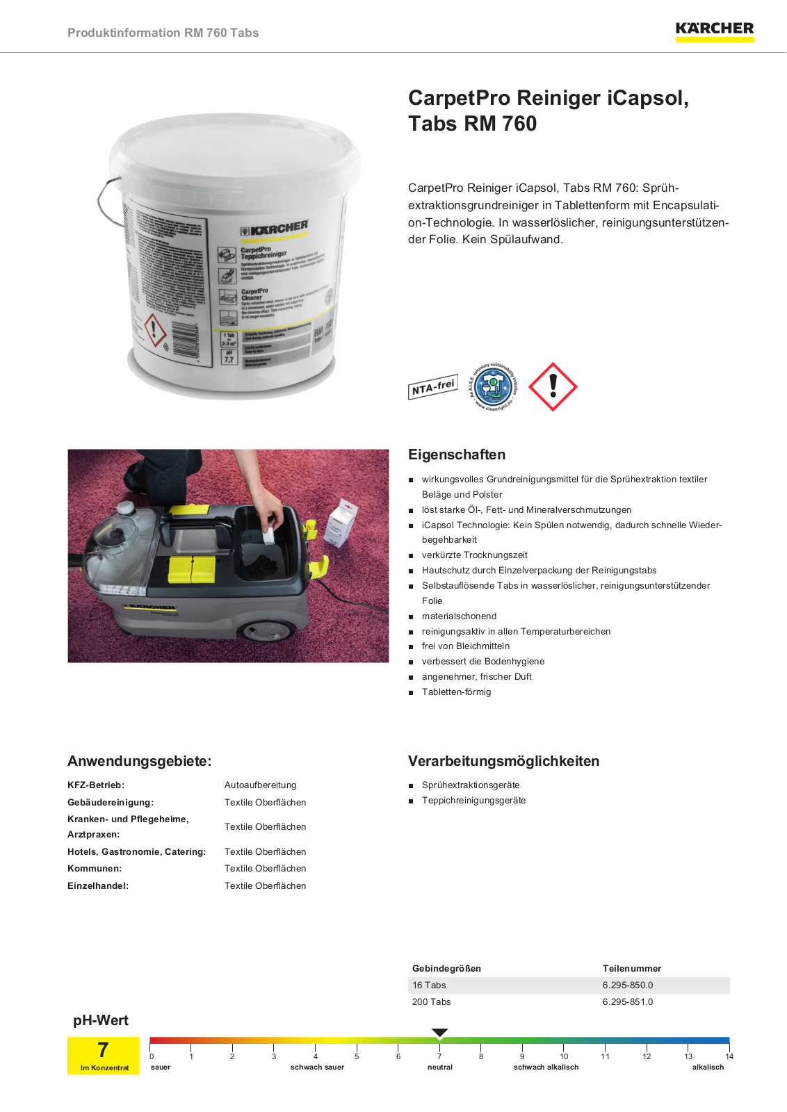 Kärcher RM760 User Manual