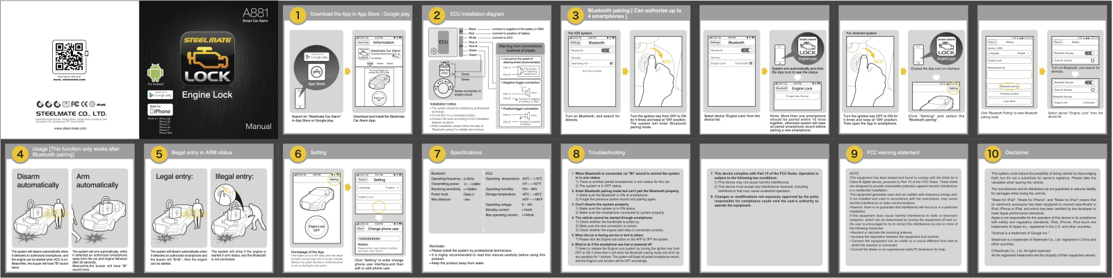 SteelMate A881 User guide