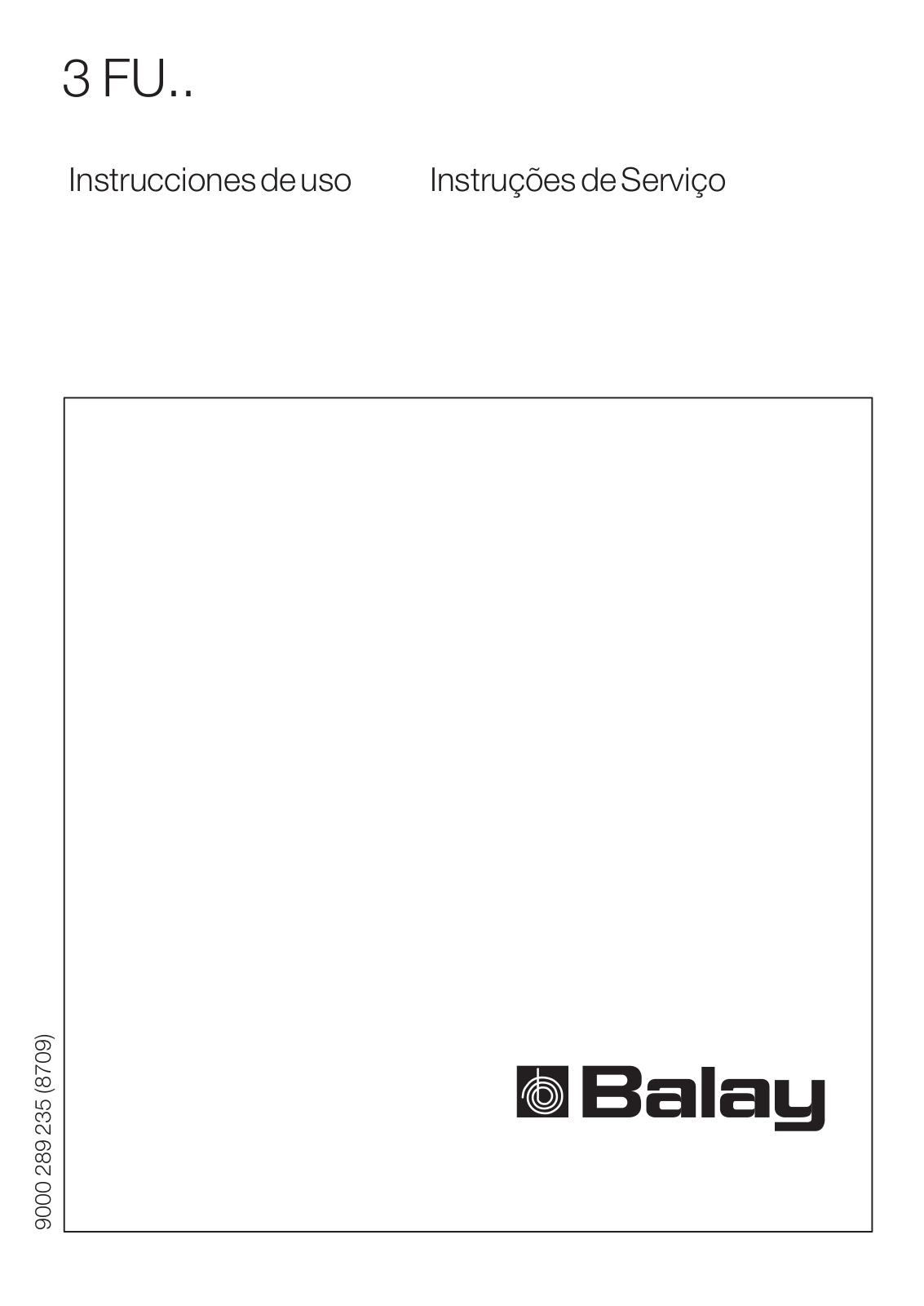 Balay 3FUB1010 User Manual