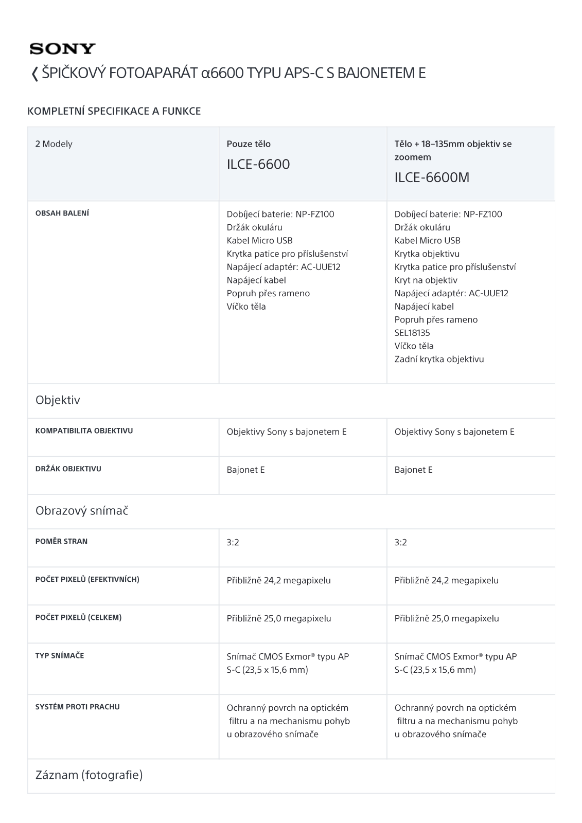 Sony Alpha 6600 User Manual