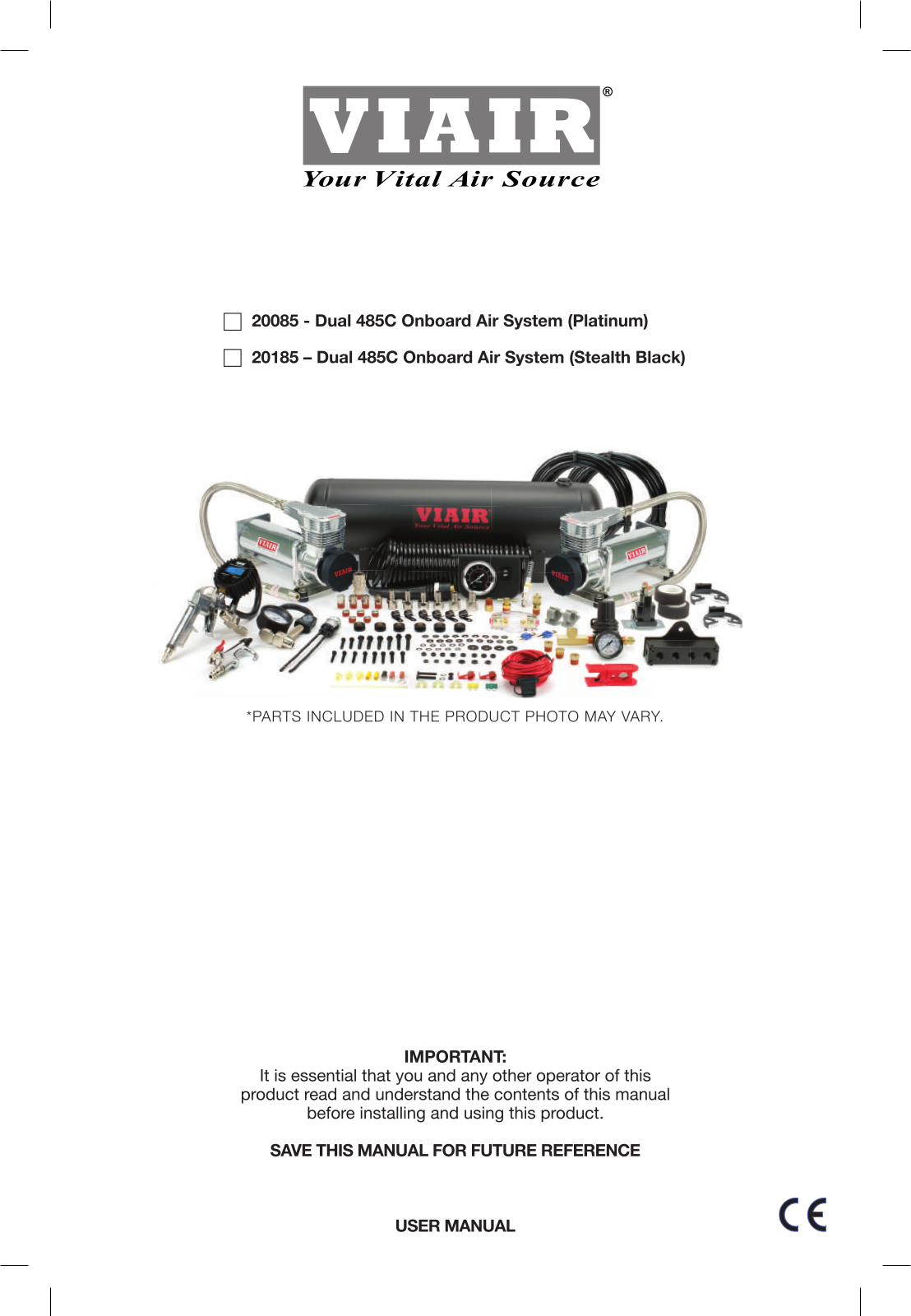 Viair 20185, 20085 User Manual