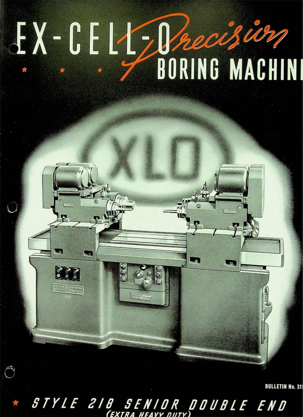 Ex-Cell-O Machine Tools Style 218 Senior Double End Boring Machine Grinder - ManualMachine.com