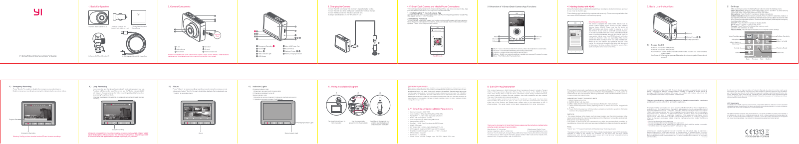 YI Technology YI Smart Dash Camera User Manual