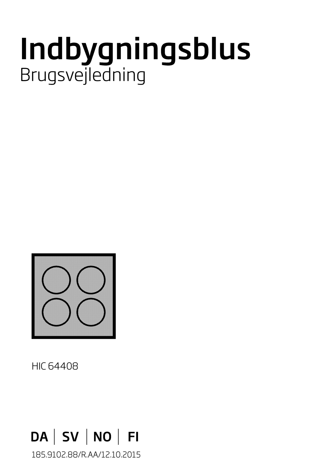 Beko HIC64408 User manual