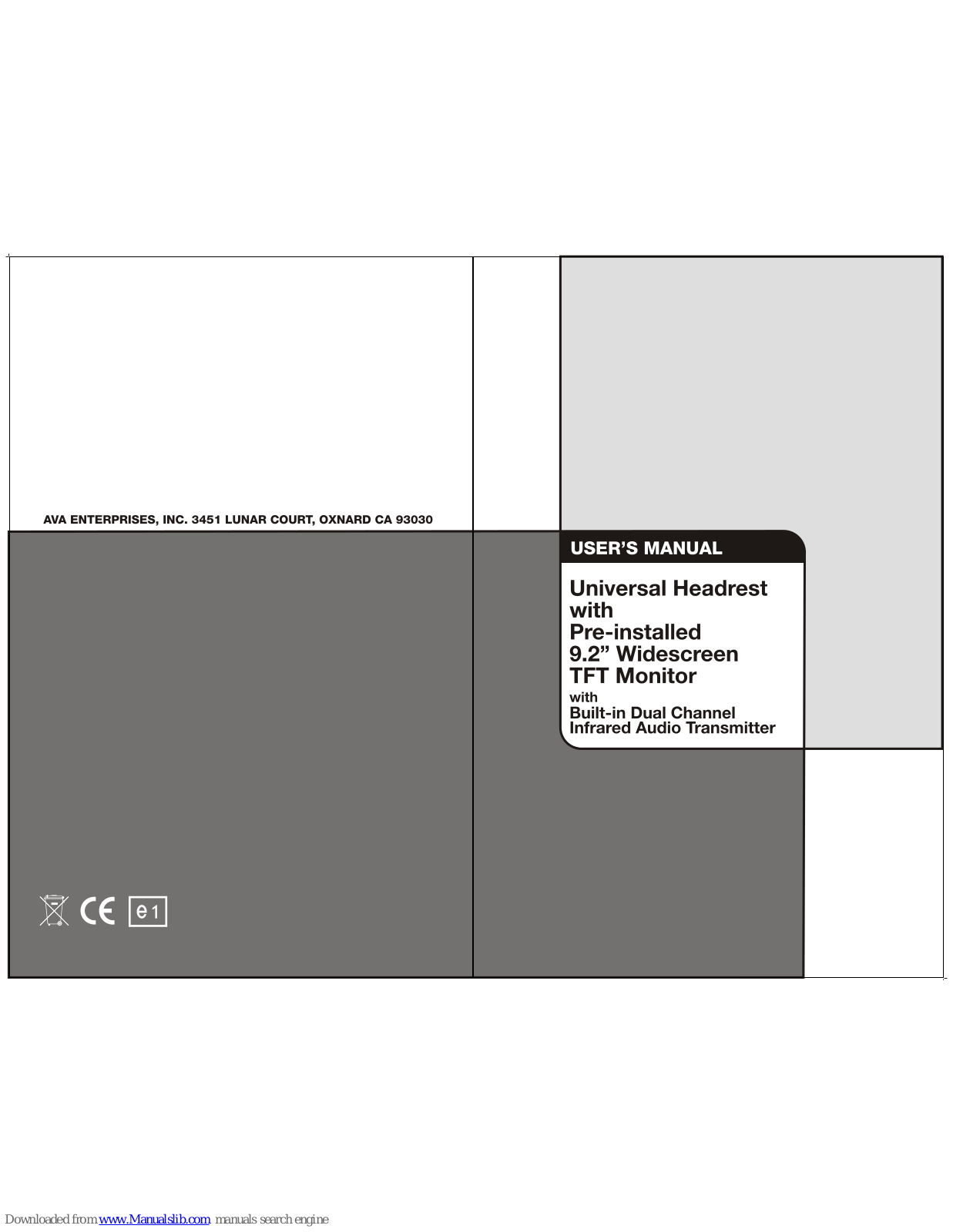 Ssl SH92IB, SH92IT, SH92IG User Manual - ManualMachine.com