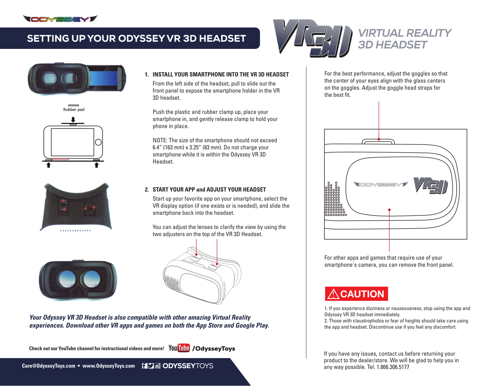 Odyssey VR 3D User Manual