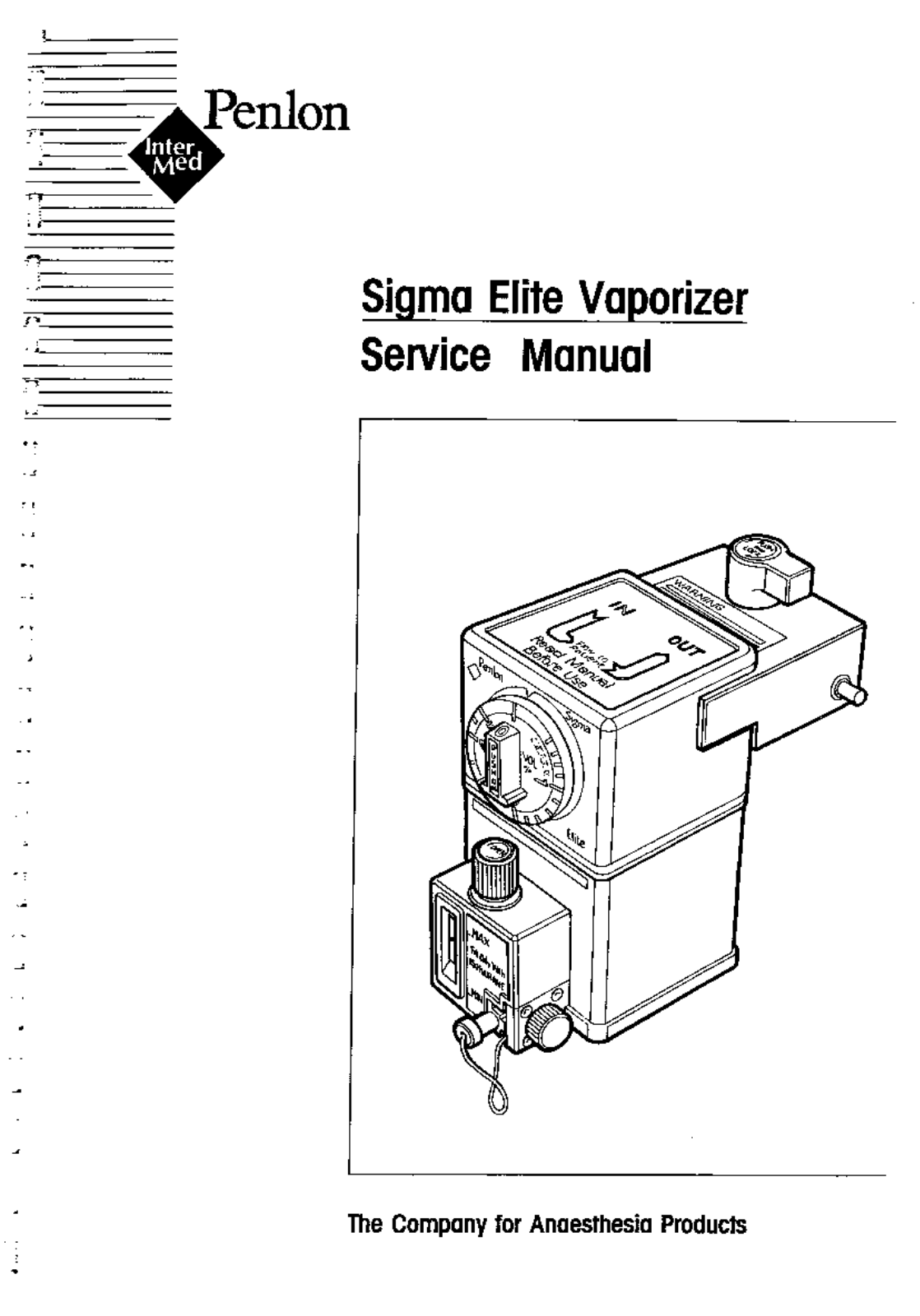 Penlon Sigma Service manual