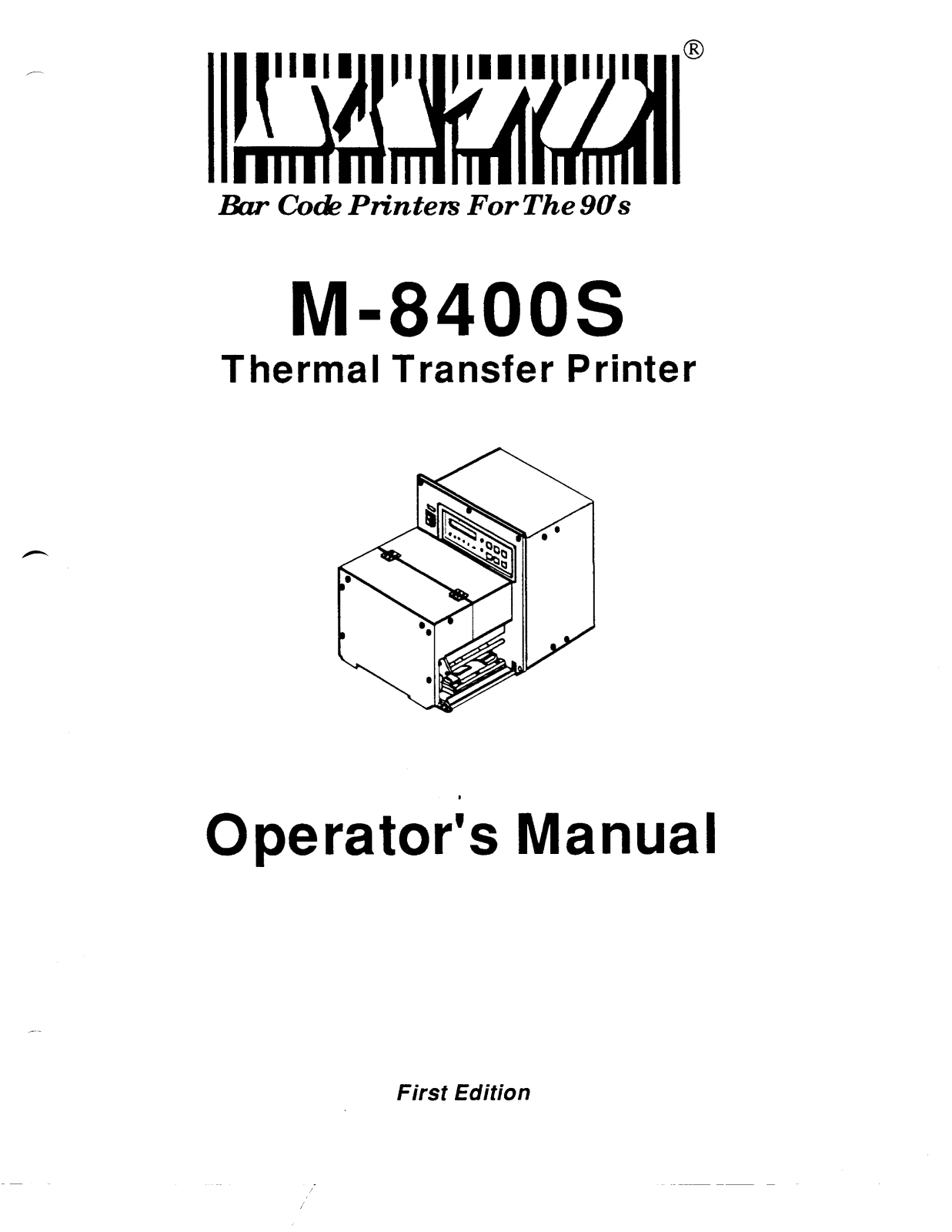 SATO M-8400S User Manual