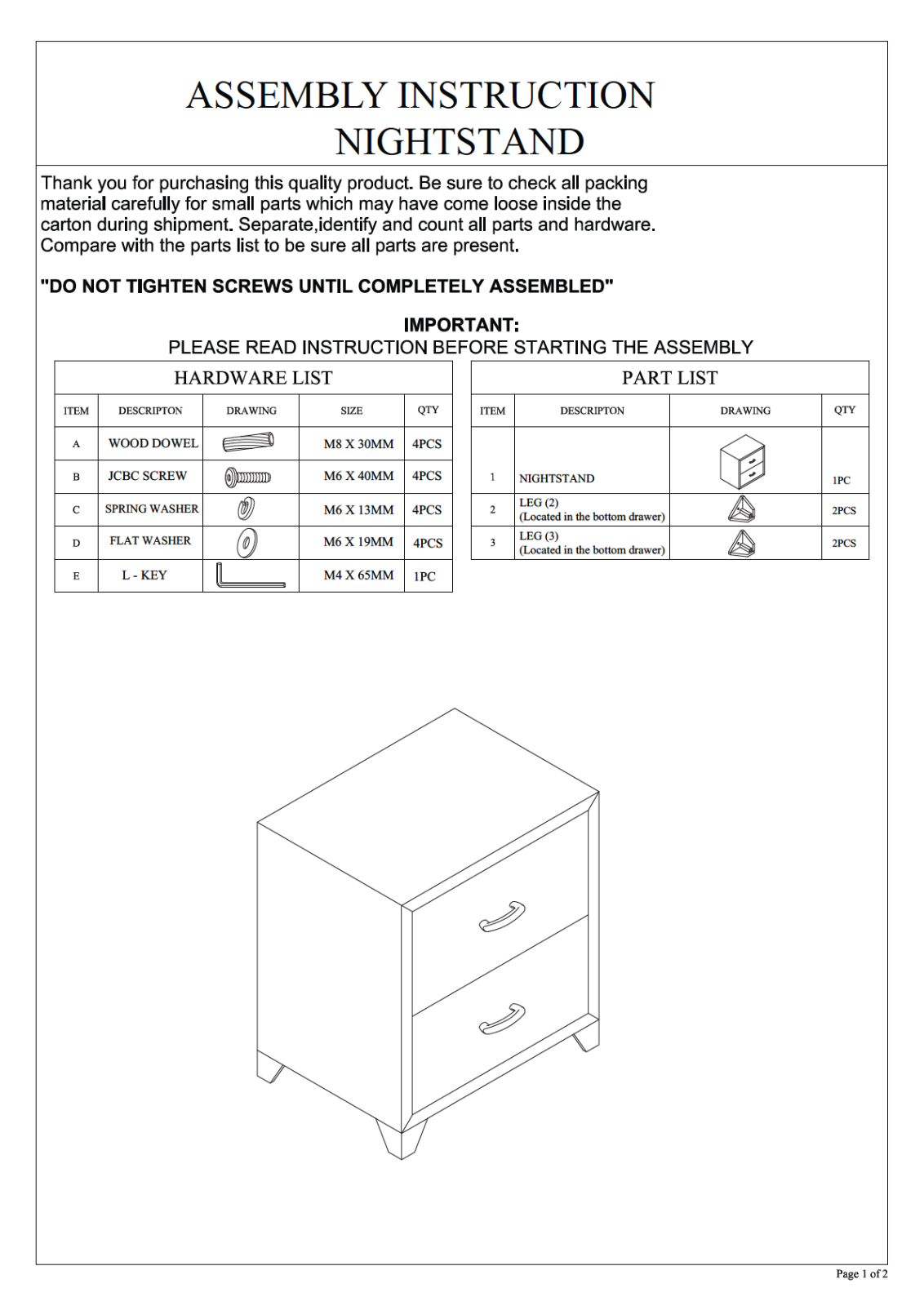 Foundstone W000715883 Installation & Assembly - ManualMachine.com