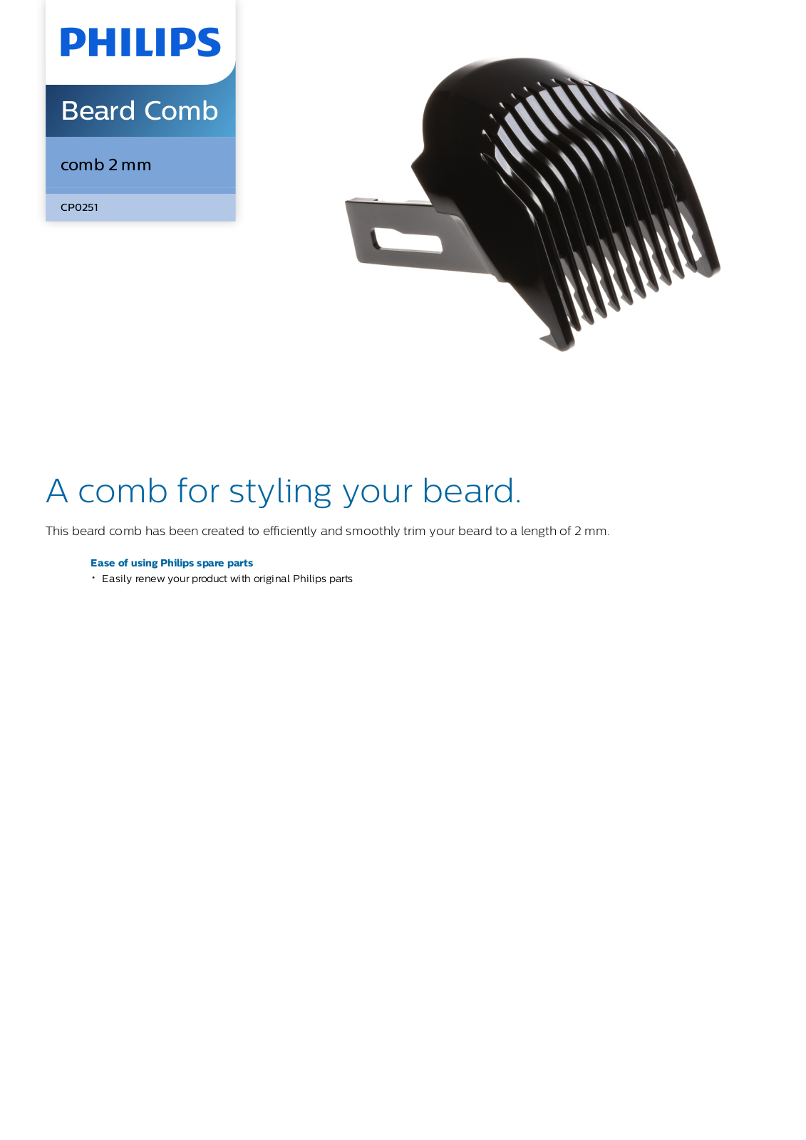 Philips CP0251/01 leaflet - ManualMachine.com