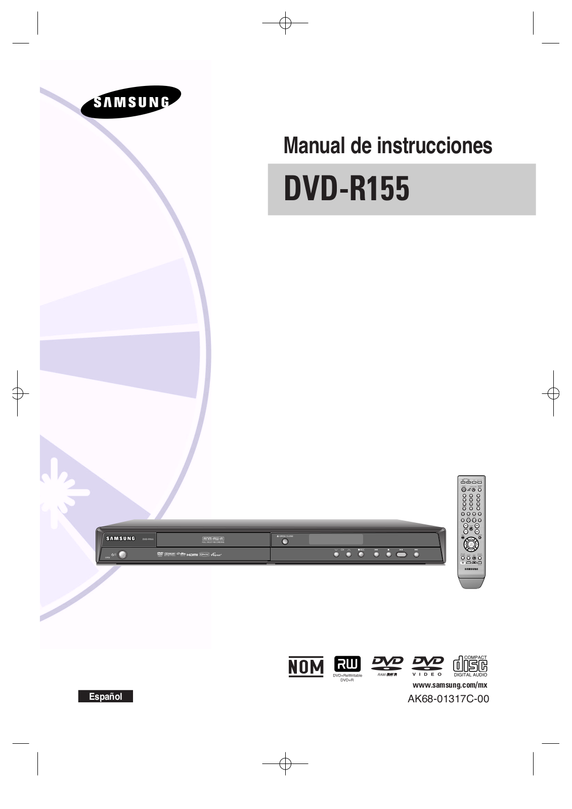 Samsung DVD-R155 User Manual