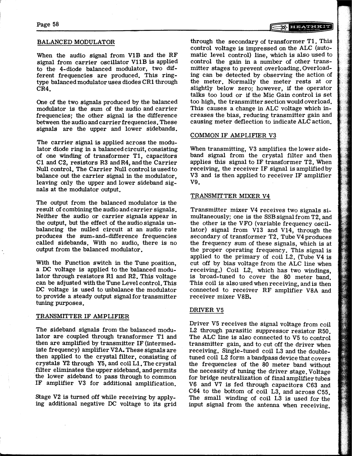 HEATHKIT HW-12a User Manual (PAGE 58)