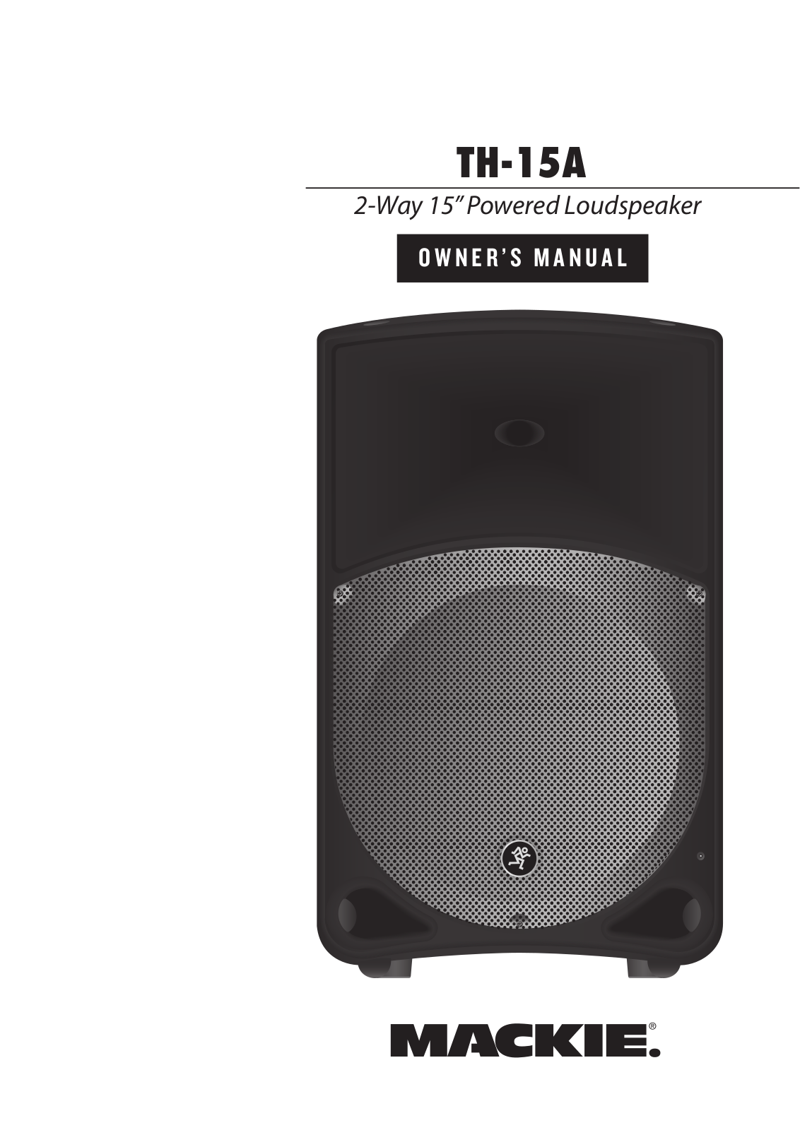 Mackie TH-15A User Manual