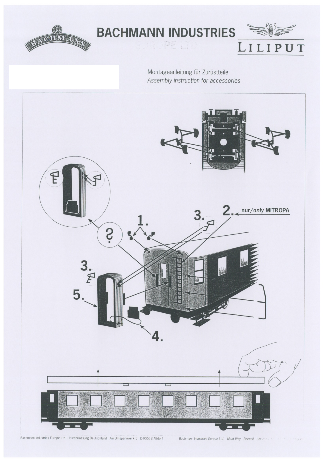Liliput Accessories Assembly Instructions - ManualMachine.com