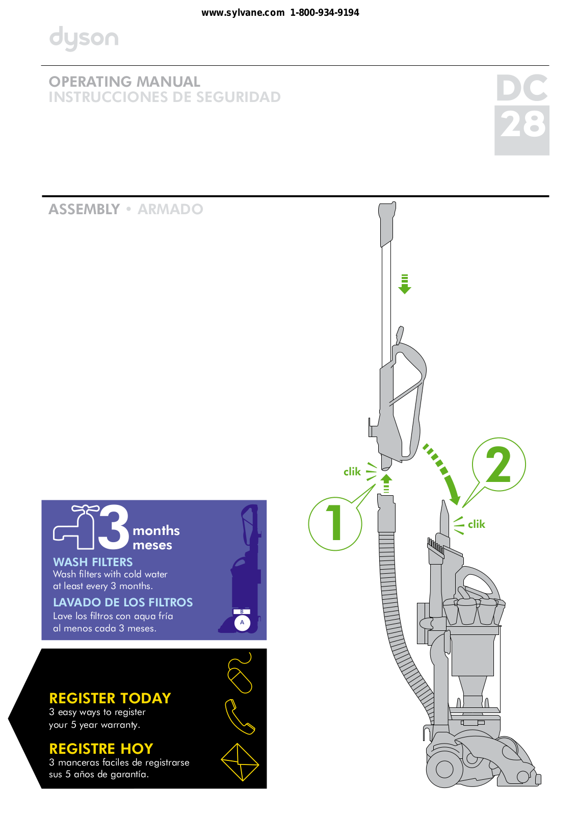 Dyson 1580401 User Manual