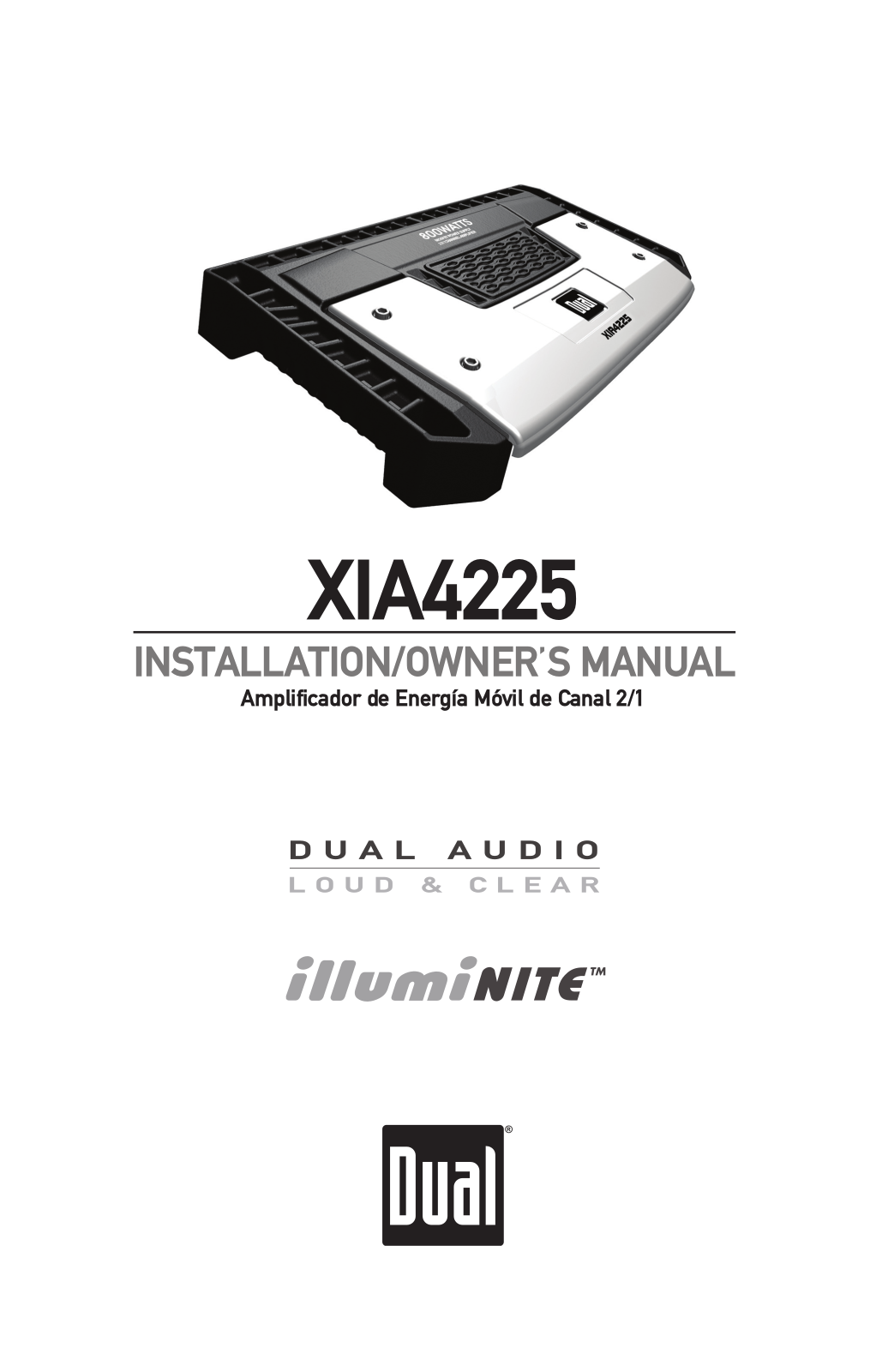 Dual XIA4225 User Manual