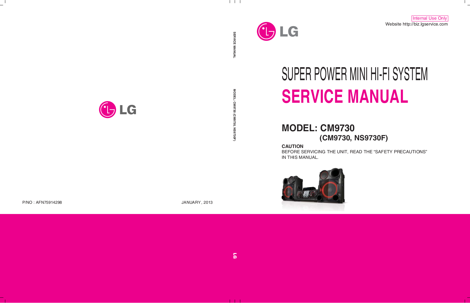 LG CM9730 Schematic